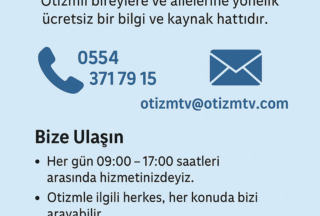 OtizmTV Destek Hattı