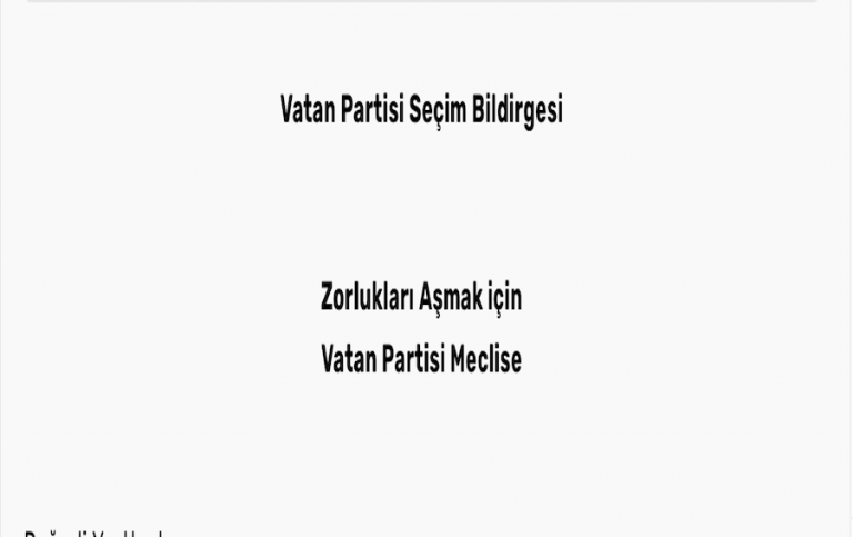 vatan partisi