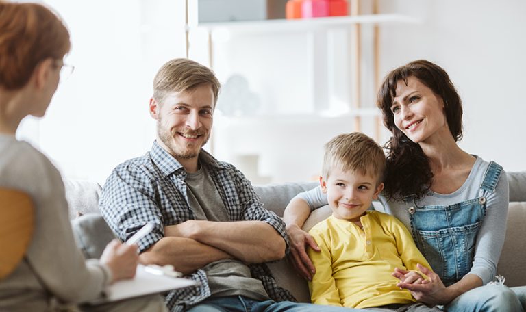 Family on a therapy