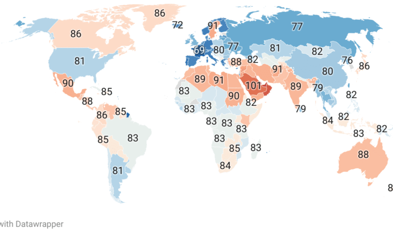 Autism Rates by Country 2025
